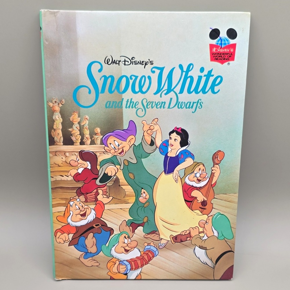 Disney Snow White & the Seven Dwarfs Wonderful World of Reading 1994